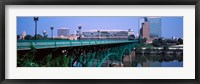 Framed Bridge across river, Gay Street Bridge, Tennessee River, Knoxville, Knox County, Tennessee, USA