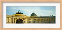 Framed Low angle view of a building, General Staff Building, State Hermitage Museum, Palace Square, St. Petersburg, Russia