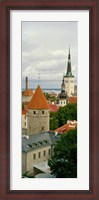 Framed Toompea view, Old Town, Tallinn, Estonia