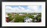 Framed High angle view of buildings in a city, Wentworth Street, Charleston, South Carolina, USA