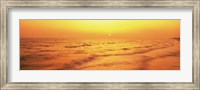 Framed Sunset over Gulf Of Mexico, Panama City Beach, Florida, USA