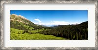 Framed From Washington Gulch Road looking southeast towards, Crested Butte, Gunnison County, Colorado, USA