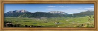 Framed Crested Butte, Gunnison County, Colorado