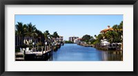 Framed Waterfront homes in Naples, Florida, USA