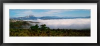 Framed Morning fog on Verdon Gorge, Provence-Alpes-Cote d'Azur, France