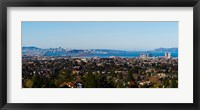 Framed Buildings in a city, Oakland, San Francisco Bay, California