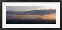 Framed Buildings in a city, Mid-Wilshire, Los Angeles, California, USA