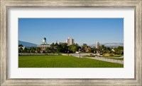 Framed Lawn with Salt Lake City Council Hall in the background, Capitol Hill, Salt Lake City, Utah, USA