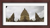 Framed Close Up of 9th century Hindu temple, Indonesia