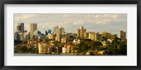 Framed Buildings at the waterfront, Sydney Harbor, Sydney, New South Wales, Australia