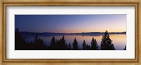 Framed Lake Tahoe, California