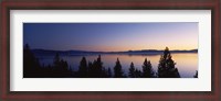 Framed Lake Tahoe, California