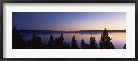 Framed Lake Tahoe, California