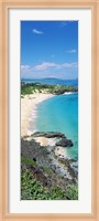 Framed High angle view of a beach, Makapuu, Oahu, Hawaii, USA