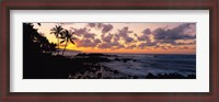 Framed Sunset North Shore, Oahu, Hawaii