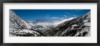 Framed Snowcapped mountains and Forests, Switzerland