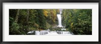 Framed Giessbach Falls on Lake Brienz, Bernese Oberland, Berne Canton, Switzerland