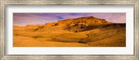 Framed Rock formations at sunset, Grand Staircase-Escalante National Monument, Utah