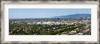 Framed High angle view of a city, Culver City, West Los Angeles, Santa Monica Mountains, Los Angeles County, California, USA