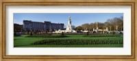 Framed Queen Victoria Memorial at Buckingham Palace, London, England