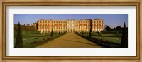 Framed Facade of the palace, Hampton Court, Richmond-Upon-Thames, London, England
