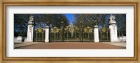 Framed Canada Gate at Green Park, City of Westminster, London, England