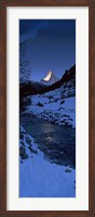 Framed Mt Matterhorn from Zermatt, Valais Canton, Switzerland