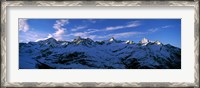Framed Swiss Alps from Gornergrat, Switzerland