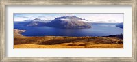 Framed Views of Cecil and Walter Peaks from Deer Park Heights, Lake Wakatipu, South Island, New Zealand