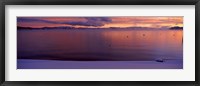 Framed Lake at sunset, Lake Tahoe, California