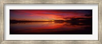 Framed Reflection of clouds in water, Rarotonga, Cook Islands, New Zealand