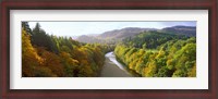 Framed River Garry at Killiecrankie, Pitlochry, Perth And Kinross, Scotland
