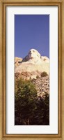 Framed Low angle view of the Mt Rushmore National Monument, South Dakota, USA