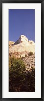 Framed Low angle view of the Mt Rushmore National Monument, South Dakota, USA