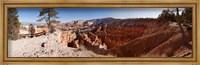 Framed Rock formations at Bryce Canyon National Park, Utah, USA