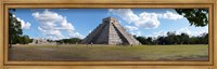 Framed Kukulkan Pyramid, Yucatan, Mexico