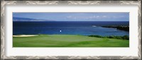 Framed Kapalua Golf Course, Maui, Hawaii