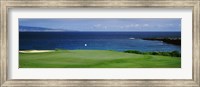 Framed Kapalua Golf Course, Maui, Hawaii