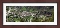 Framed High angle view of a town, Annot, Alpes-de-Haute-Provence, Provence-Alpes-Cote d'Azur, France