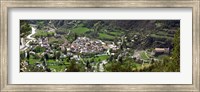 Framed High angle view of a town, Annot, Alpes-de-Haute-Provence, Provence-Alpes-Cote d'Azur, France