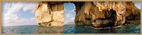 Framed Azure Window natural arch in the sea, Gozo, Dwejra, Malta