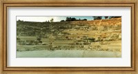 Framed Ancient antique theater in Kas at sunset, Antalya Province, Turkey