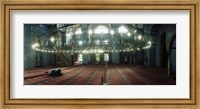 Framed Interiors of a mosque, Rustem Pasha mosque, Istanbul, Turkey