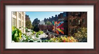 Framed Buildings around a street from the High Line in Chelsea, New York City, New York State, USA