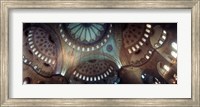 Framed Panoramic Images of a Blue Mosque, Istanbul, Turkey