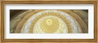 Framed Ceiling of the dome of the Texas State Capitol building, Austin, Texas