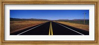 Framed Highway passing through a landscape, New Mexico
