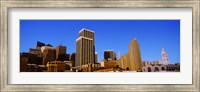 Framed Skyscrapers in a city, San Francisco, California, USA 2012