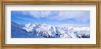 Framed Snow covered Alps, Schonjoch, Tirol, Austria