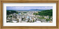 Framed Buildings in a city, view from Hohensalzburg Castle, Salzburg, Austria